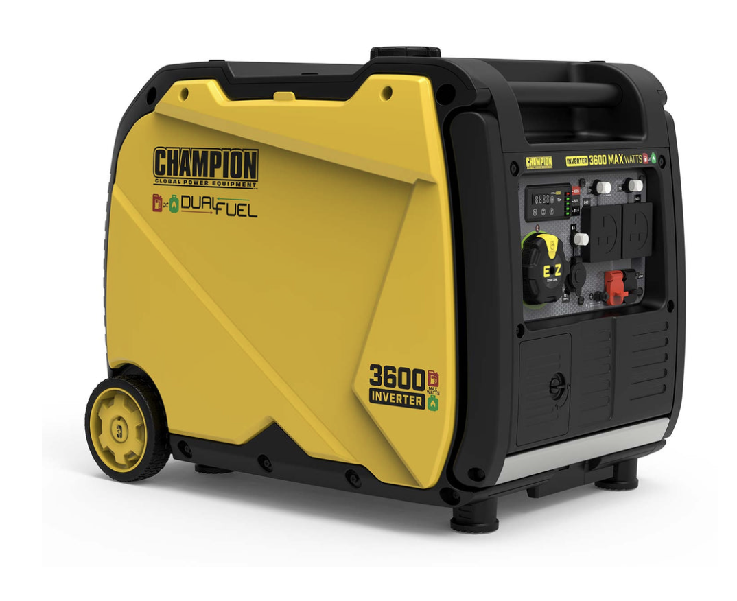 Champion 3600 Watt Dual Fuel Inverter Generator