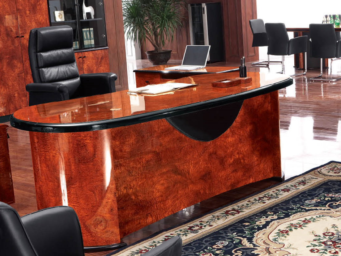 Heavy Duty Executive Desk Curvy Design SCA-6849 Near Me