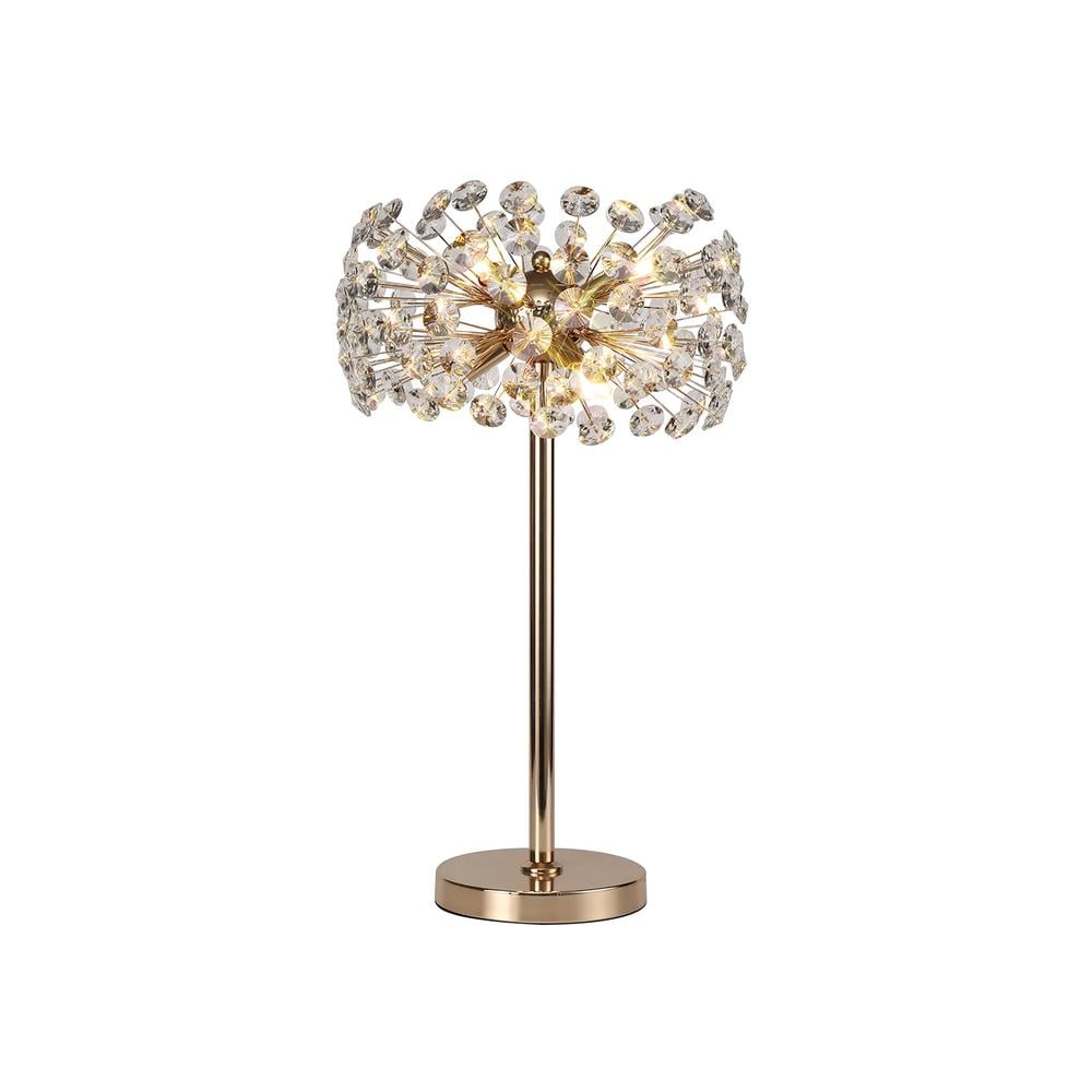 Luxuria Paramount Table Lamp 6 Light G9 French Gold/Crystal