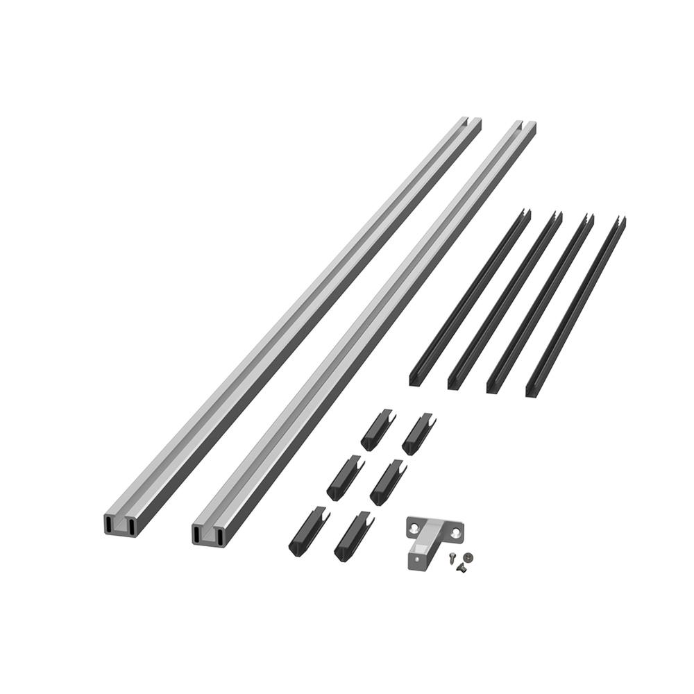 Aluminium Channel Kit - 38x25mm - 1.8mRaw