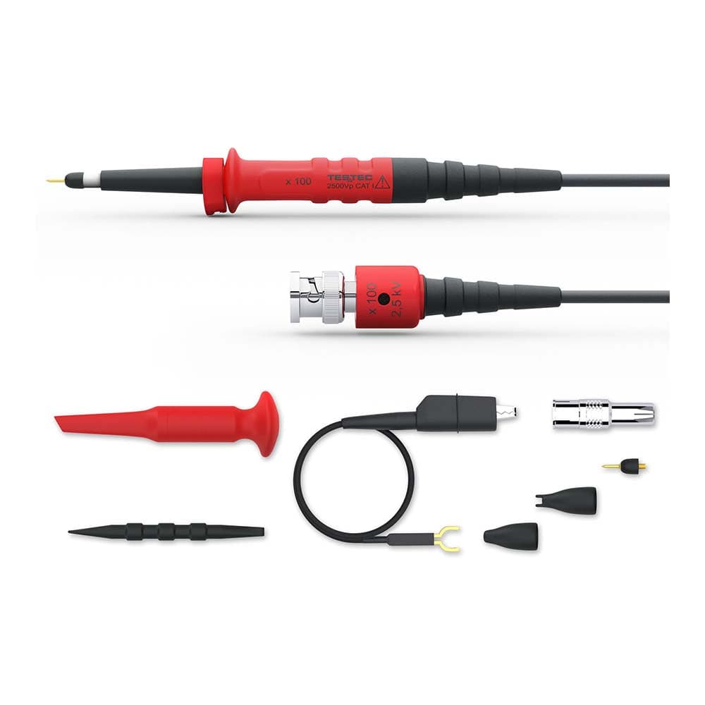 TESTEC TT-HV Series High-Voltage Passive Oscilloscope Probes - 2500V peak