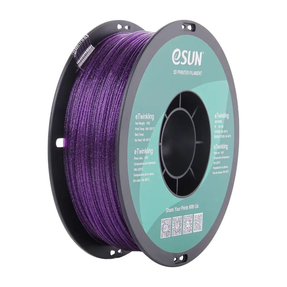 eSUN eTwinkle PLA Purple 1.75mm 1Kg 3D Printing filament