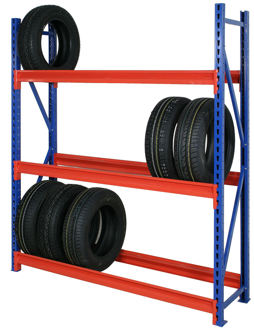 Longspan Tyre Racking Additional Levels for Warehouses