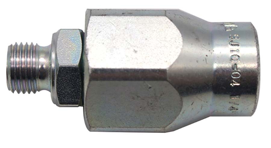 PARKAIR Straight Swivel Joint &#45; Male BSPP 60&#176; &#47; Female BSPP