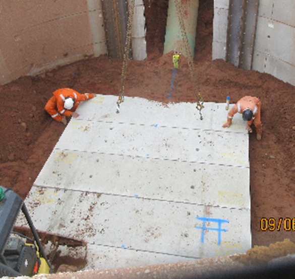 Gas Main Protection Slabs For Construction Projects