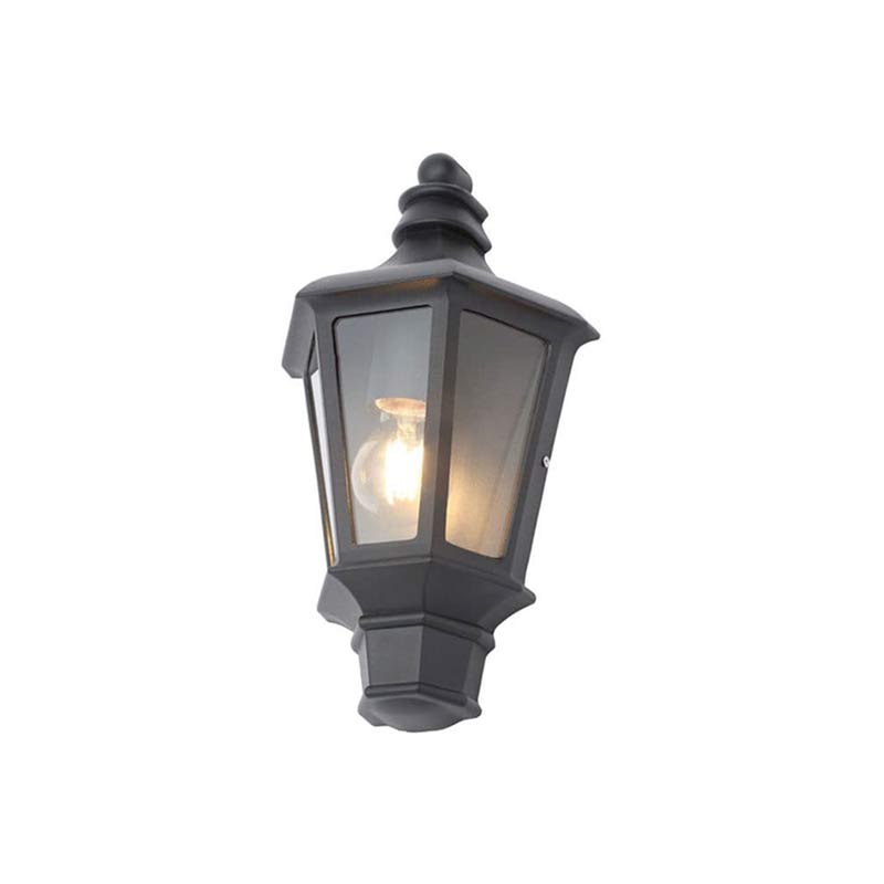 Forum Persei Half Lantern E27 Black