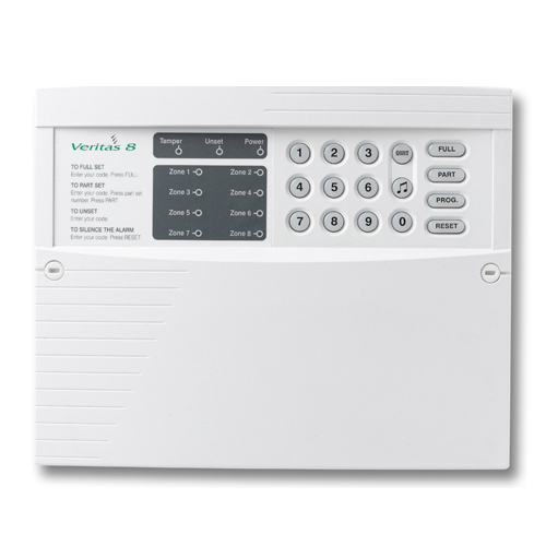 Veritas 8 Standalone Wired Intruder Alarm Panel Upgrade