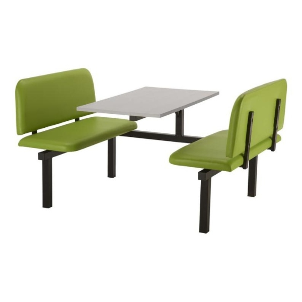 CU94 - 4-Seater Oscar Canteen Unit - 1 Way Access, Green, Grey