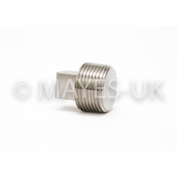 3/8" NPT                      
Square Head Plug
(3M/6M)
A182 316/L Stainless Steel
Dimensions to ASME B16.11