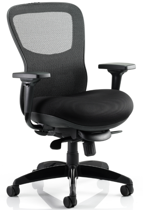 Providers Of Stealth Shadow II Black Airmesh Seat and Mesh Back Ergonomic Office Chair UK