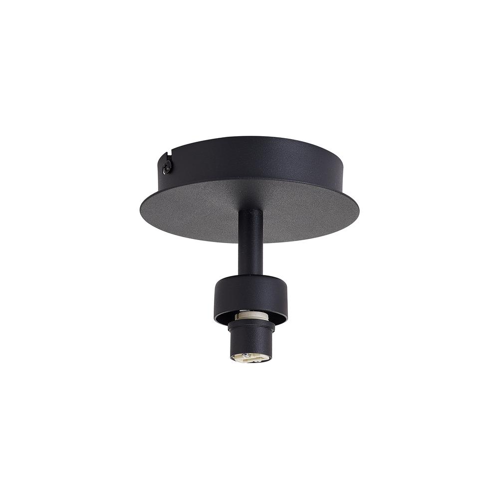 Luxuria Apex 12cm Satin Black 1 Light G9 Universal Flush Light