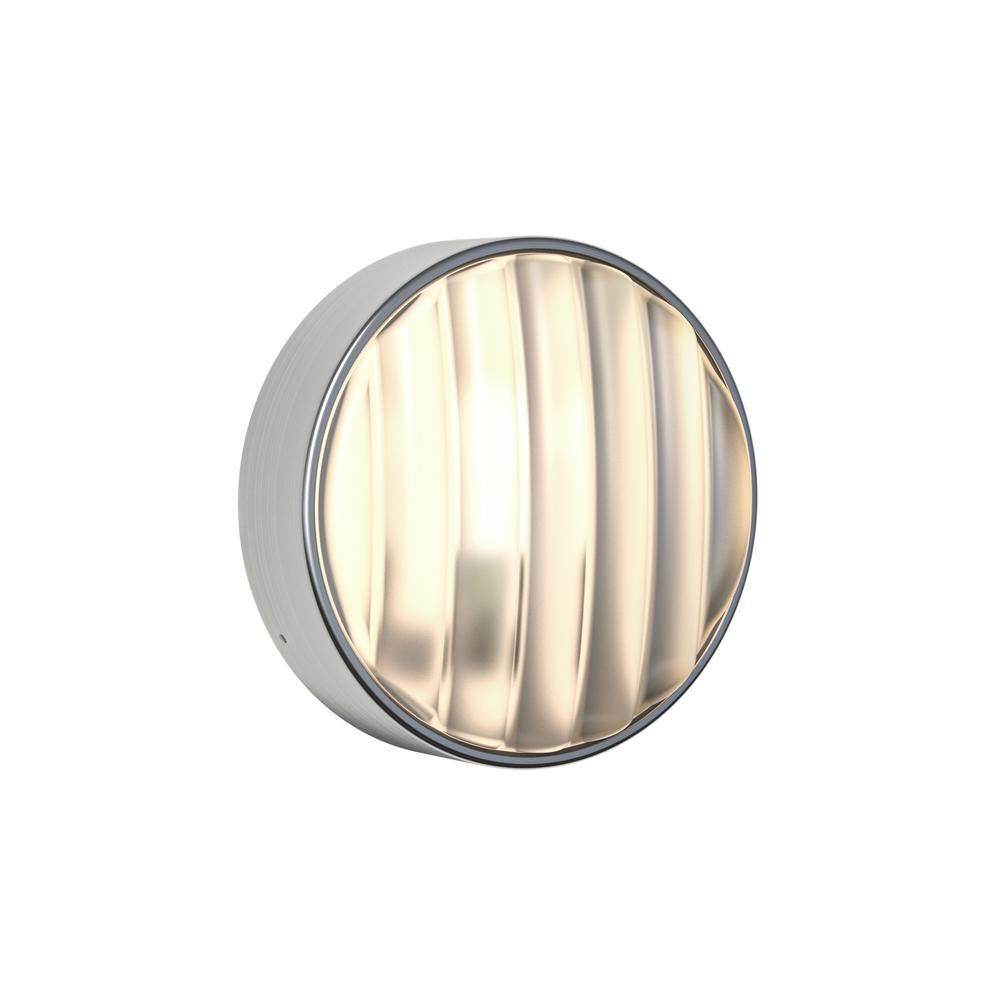 Astro Montreal Round 220 Brushed Stainless Steel Wall Light