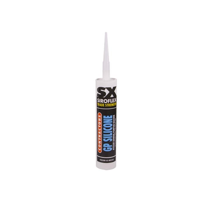 Unicrimp Silicone Adhesive Contractors GP Clear 300ml