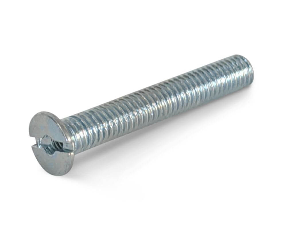 M6 x 50mm CSK Mirror Machine Screws BZP 6BA