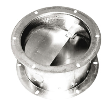VKS 800/900 Back draft damper in galvanized steel, and shutter blades in seawater resistant aluminium. Suitable for DVS/DHS, DVSI, DVN