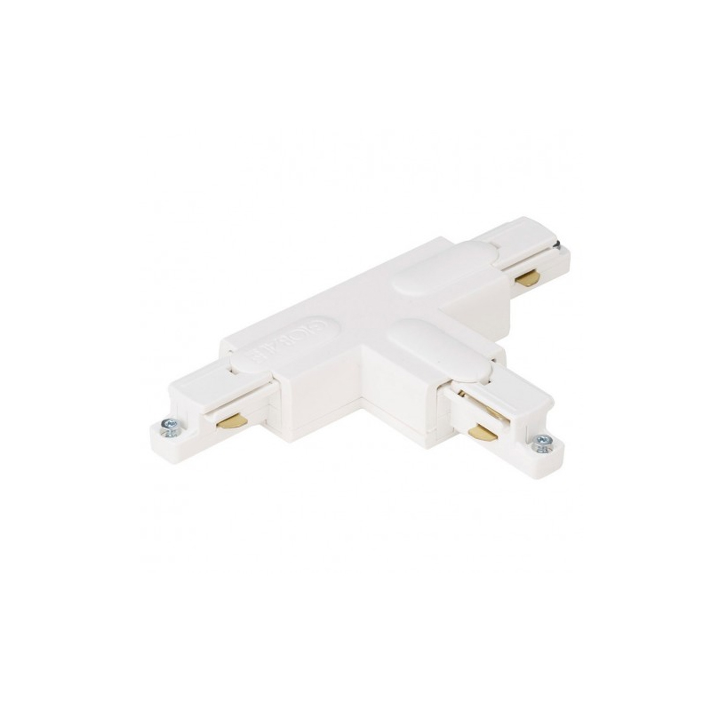 Aurora Single Circuit Track T Connector Inside Right White