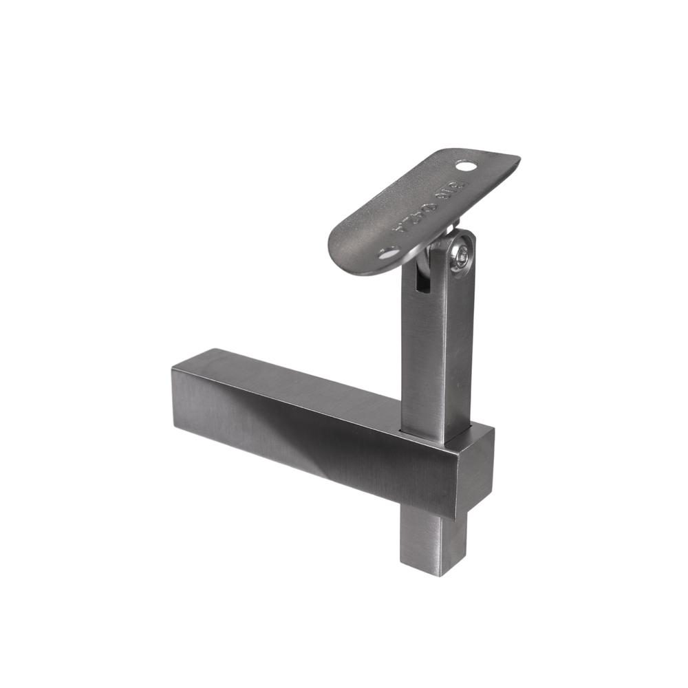 Handrail Bracket Height AdjustableFor 40 x 40mm Box - 42.4mm Top  316 S/S