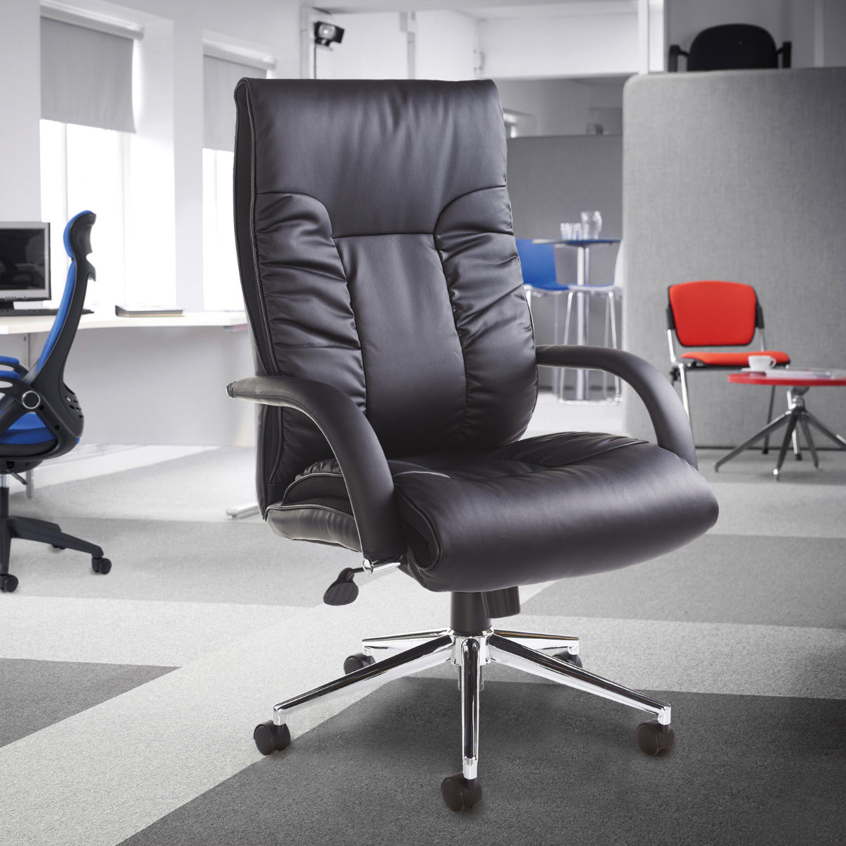 Providers Of Derby High Back Faux Leather Office Chair North Yorkshire