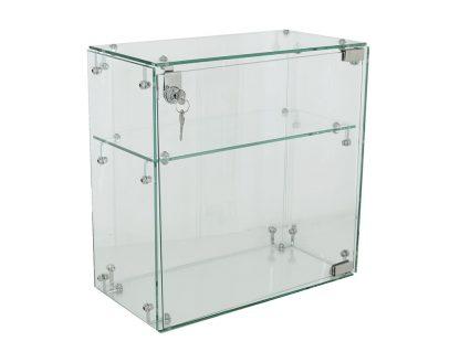 Retail Glass Cube Cabinets With Lighting Options