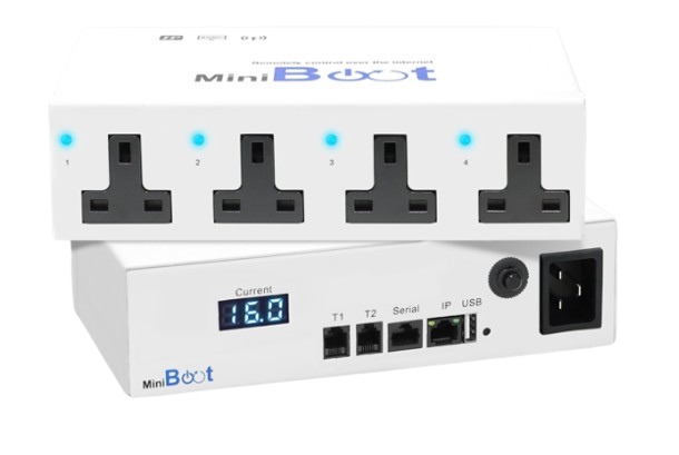 AH-MiniBoot-4UK-16A-F - Austin Hughes MiniBoot, Remote Power PDU, C13 x 4 Outlets, C20 x 1 Inlet, 230V (Mini PDU)