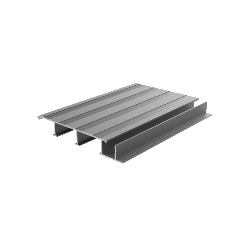 Decking Board 3600 x 120 x 21.6mm Non Slip Light Anthracite (RAL 7016 Sp.) 