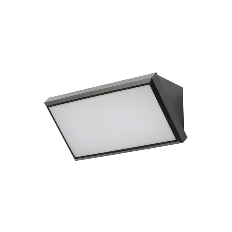 Forum Derby LED Wedge Hi-Lo Wall Light Black