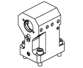 Axial gear-up offset driven tool - Ratio 1:2