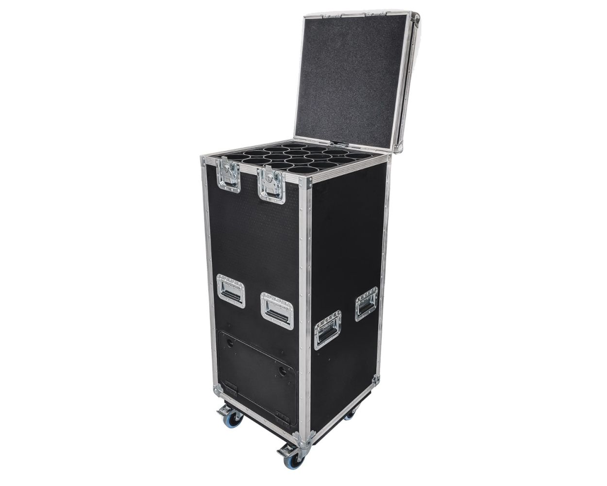 16 Way Microphone Stand Flight Case