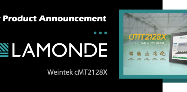 New Product Announcement: Weintek cMT2128X 12.1″ WVA HMI