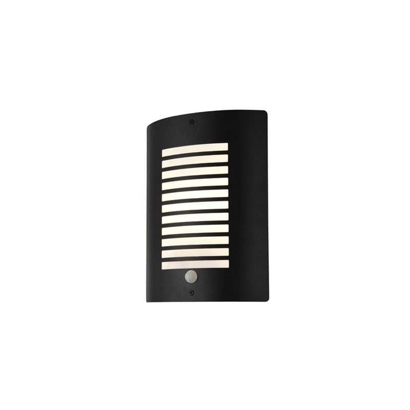 Forum Sigma Thin Slatted Wall Light Fitting Black