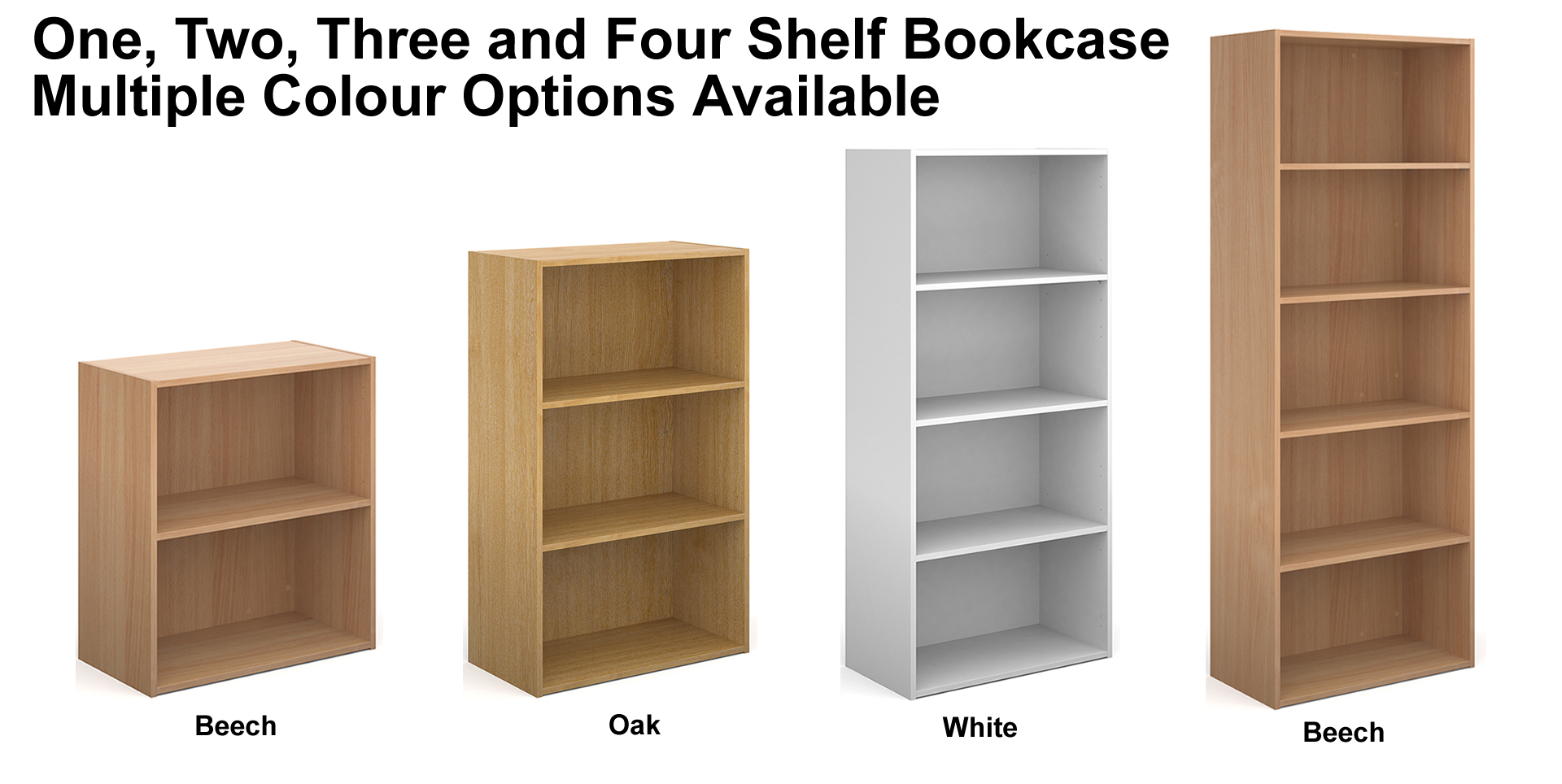 Providers Of Deluxe One, Two, Three or Four Shelf 1020mm Wide Bookcase North Yorkshire