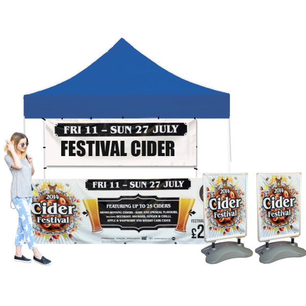 Market Trader Gazebo Kit Including Banners