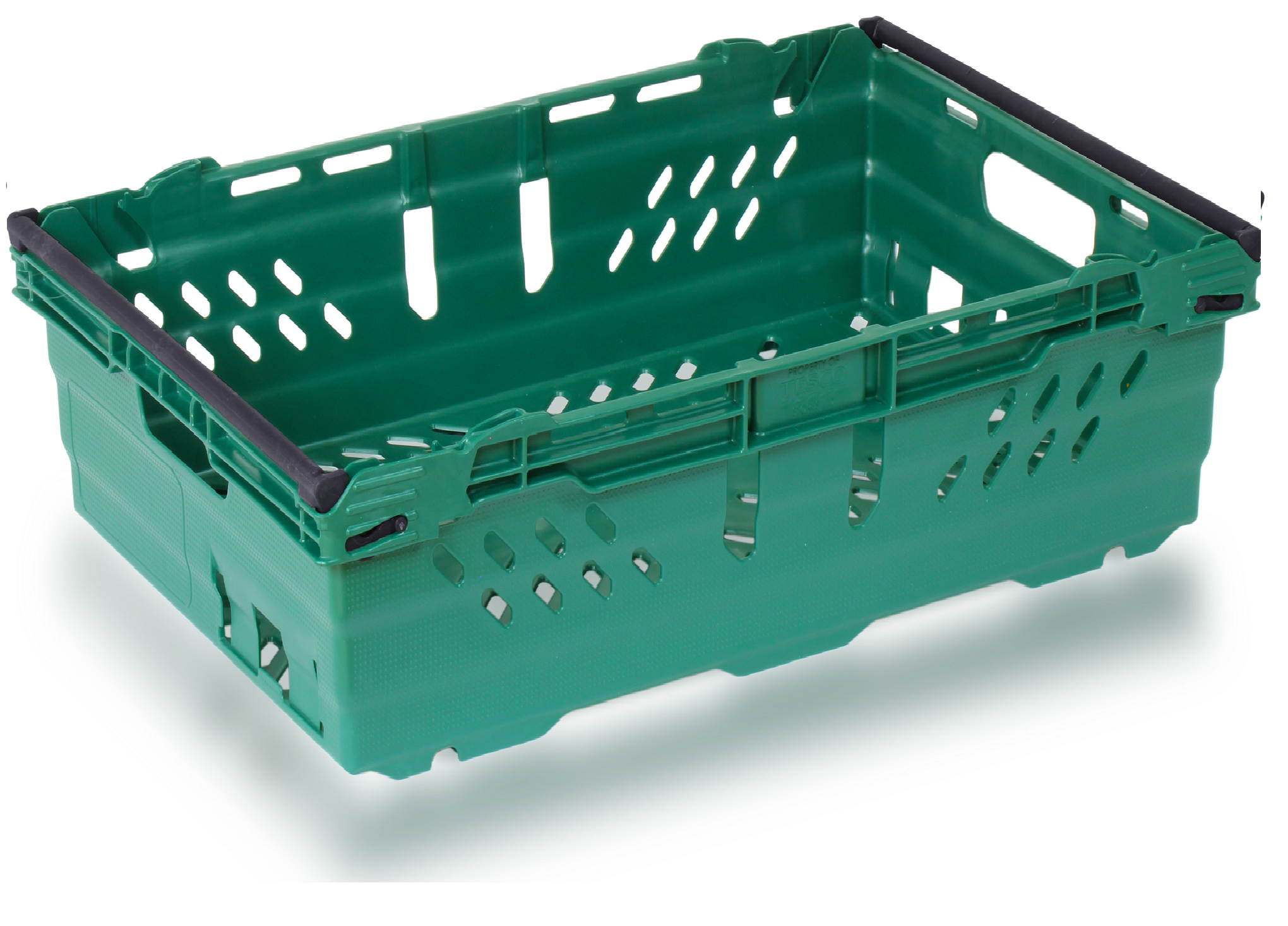 Bulk Offers 600x400x200 Food Crate Solid Stack n Nest For Supermarkets