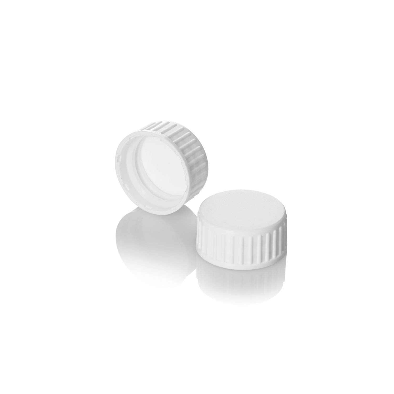 Distributors Of 28&#47;400 White Wadded Screw Cap &#45; Ribbed