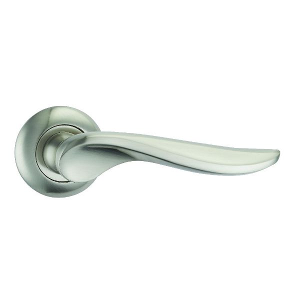 Fortessa Achilles Satin Nickel Lever on Rose