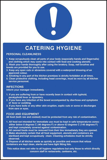 Catering hygiene