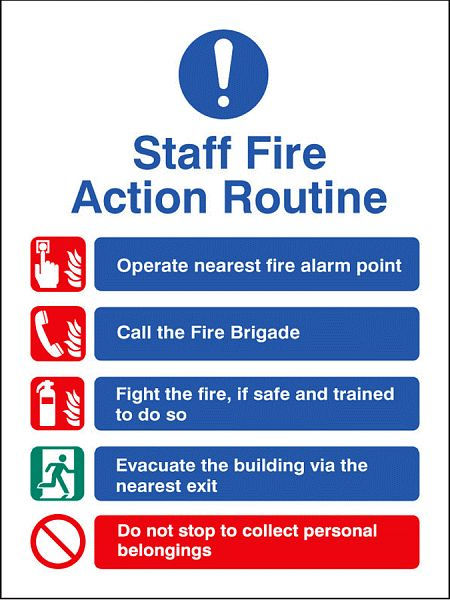 Staff fire action routine