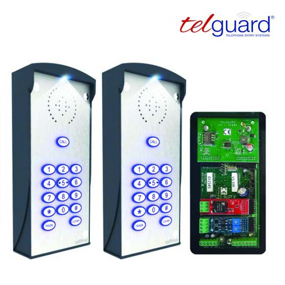 Telguard Optimus Dual Call Station 4G GSM Intercom Including Keypad