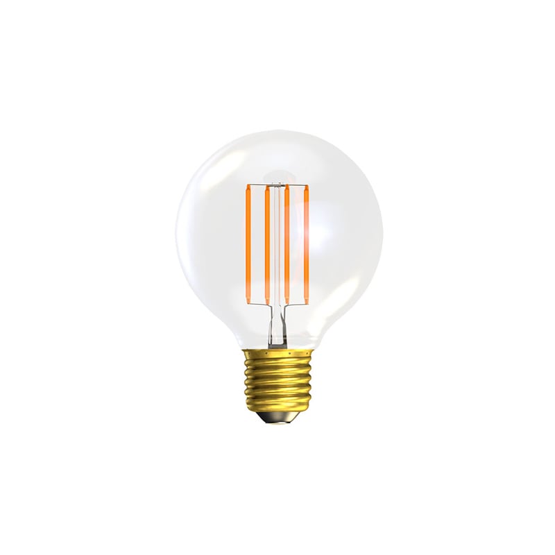 Bell Clear Globe Dimmable LED Filament Bulb 3.3W E27 2700K
