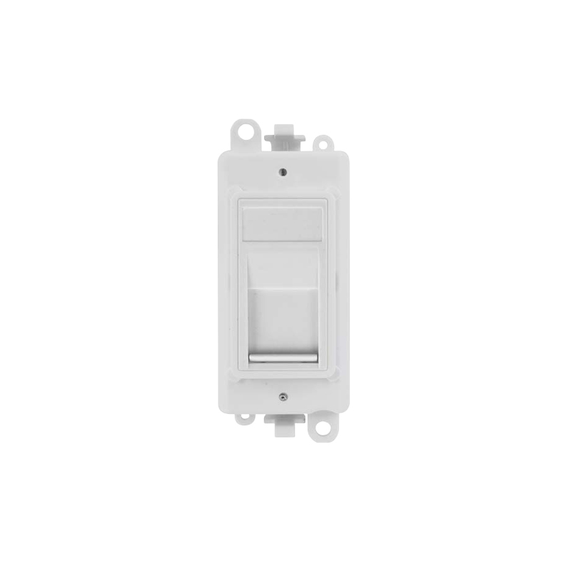 Click GridPro RJ45 CAT-6 Module Polar White