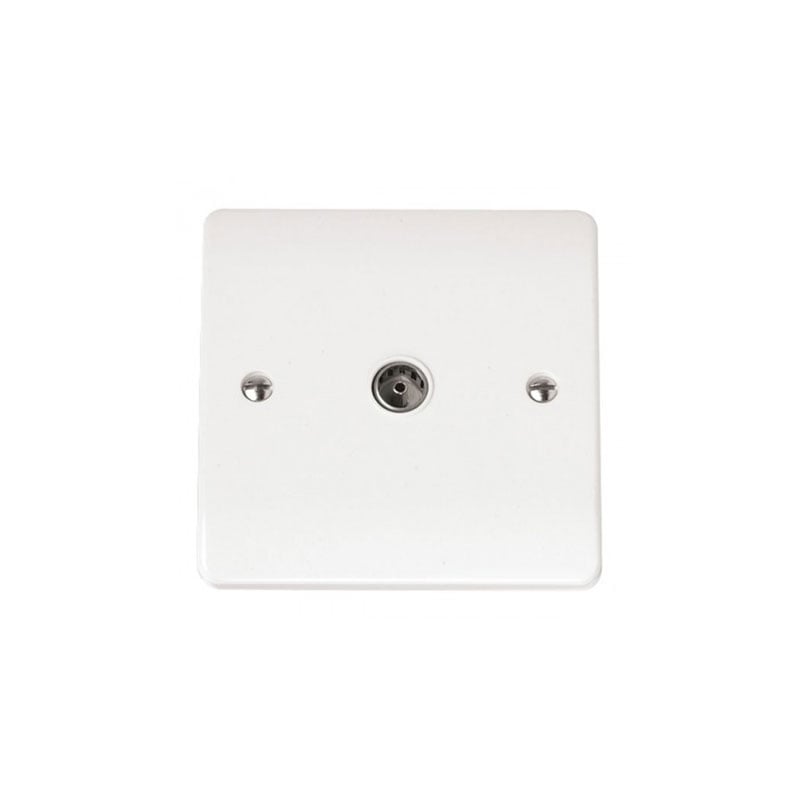 Click Single Coaxial Socket Outlet