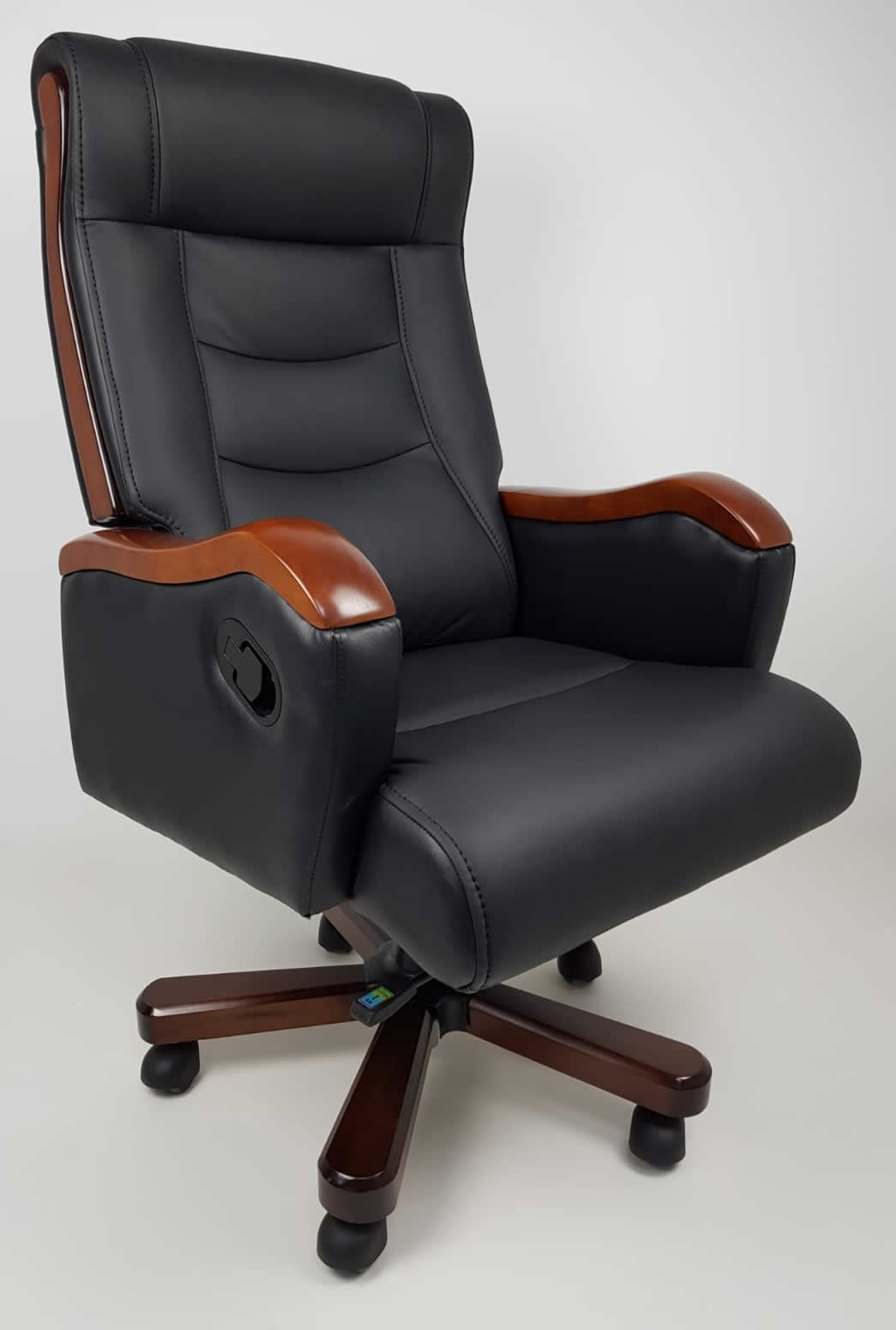 Providers Of Luxury Black Leather Executive Office Chair CHA-1832AB Huddersfield