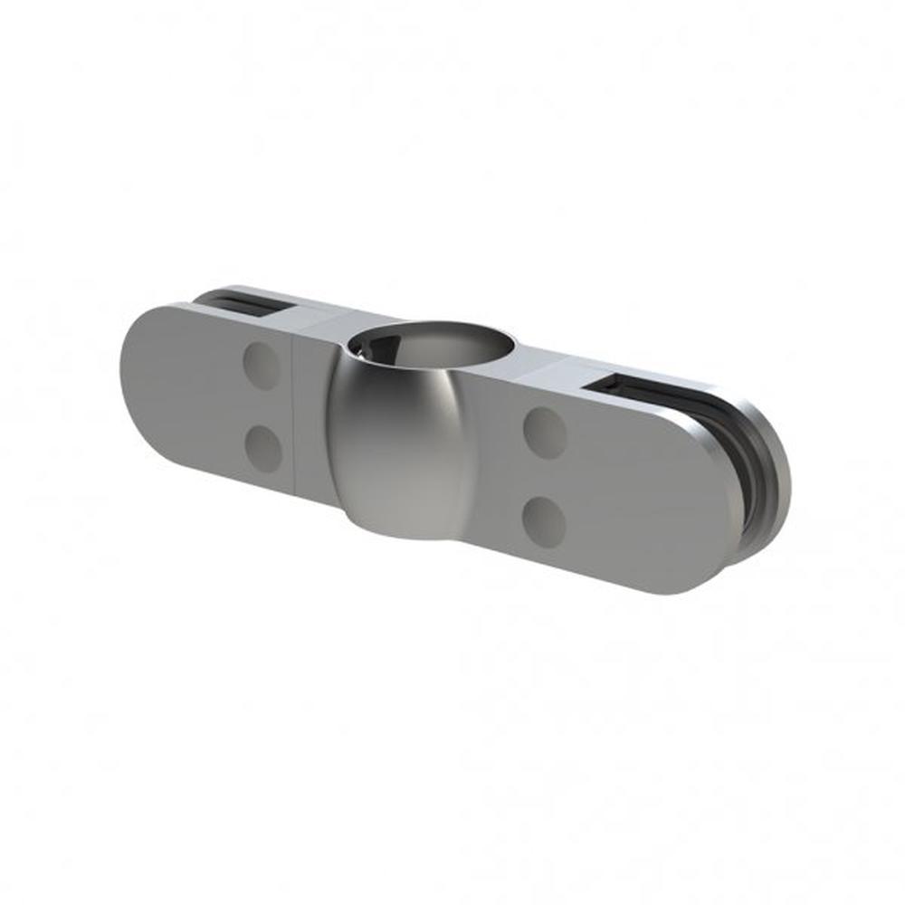 Sleeve Fit Mid Bracket with Glass ClampFor 10mm Glass 48.3mm - Stainless 316