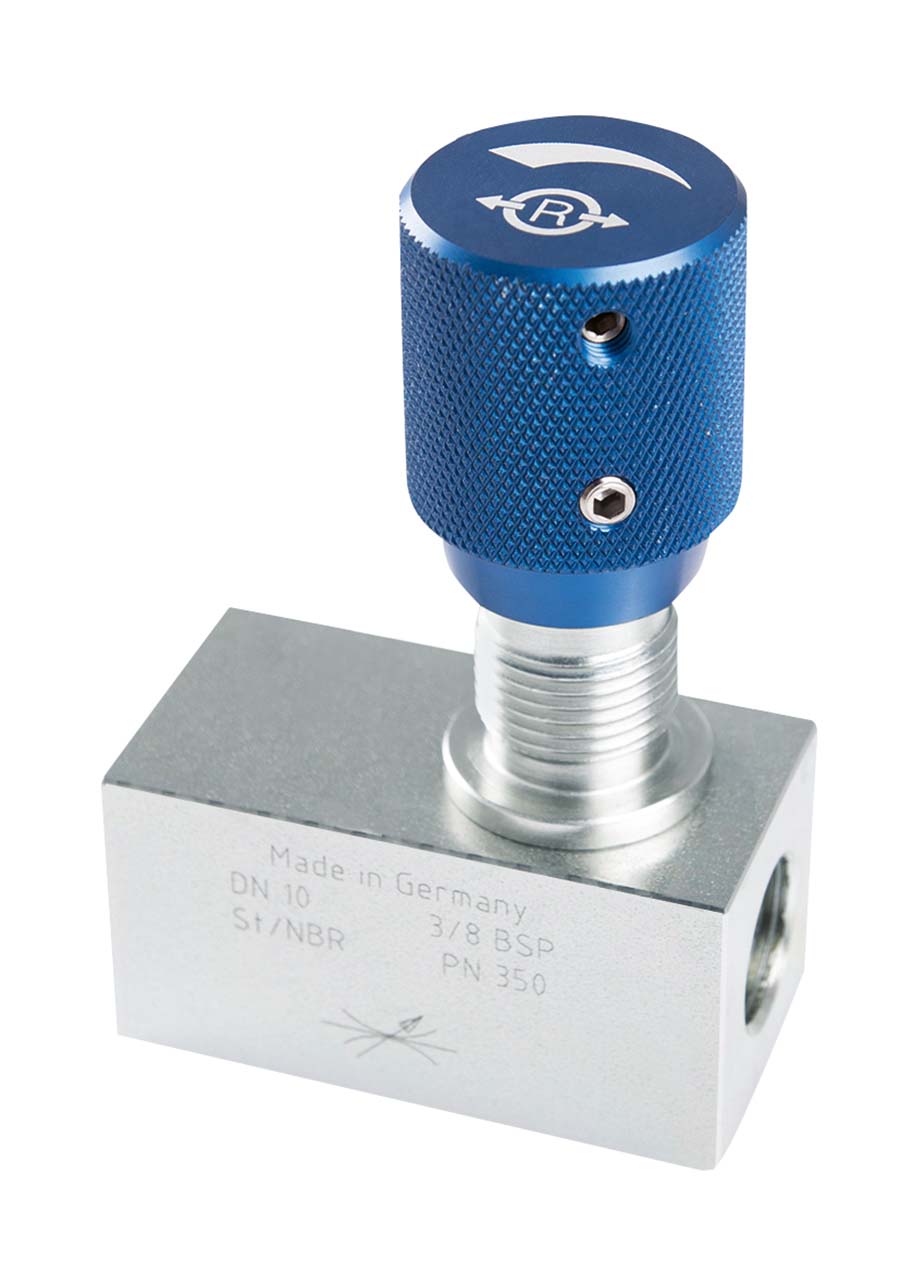 ROTELMANN Flow Control Valve &#45; 1 Way &#45; BSPP Female ISO 228&#45;1