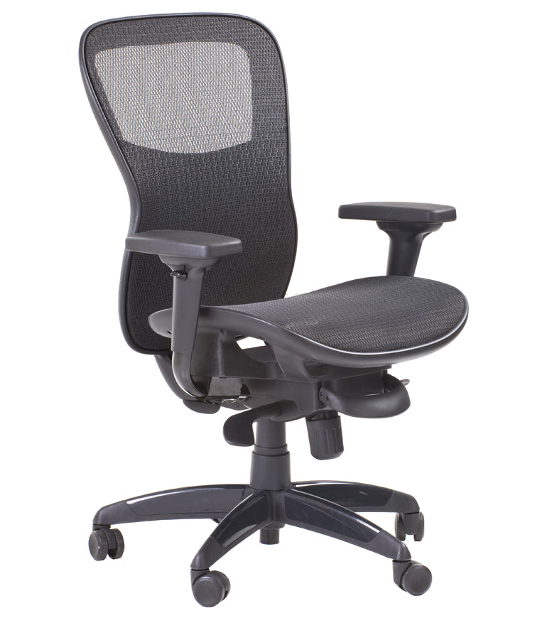 Stealth Shadow II Black Mesh Seat and Back Ergonomic Office Chair North Yorkshire