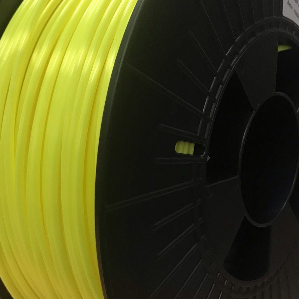 3D FilaPrint Satin Fluorescent Yellow PLA 2.85mm 3D Printer Filament