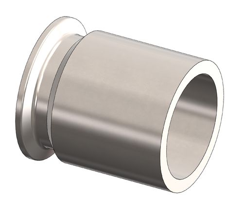 Industrial Stainless Steel Specialist Suppliers of TC Tank Ferrule, Heavy Wall, 316L Stainless Steel, Longer Length for Hygienic Pipework