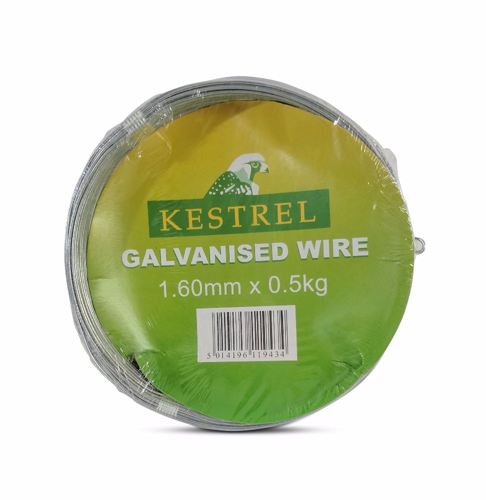 Kestrel Galvanised Wire 1.6mm x 0.5Kg - 31M