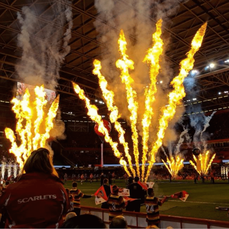 Stadium Pyrotechnics For Sports & Major Events