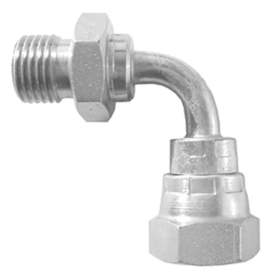 BURNETT & HILLMAN 90&#176; Swept Elbow &#45; BSPP Male &#47; BSPP Swivel Female